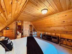 Bedroom w/King Bed- Located on Second Floor
