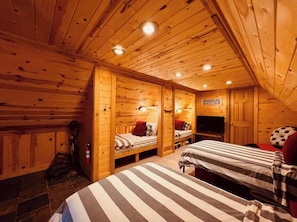Bedroom w/4 Twin Bed- Located on Second Floor