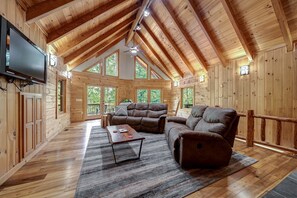 Beautiful rustic wood ceilings