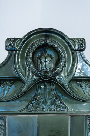 Close-up picture fire place – Soví dom apartment 1