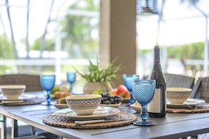 Al Fresco Dining on the Eastern Facing Patio