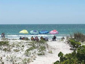 we supply the beach chairs and beach towels