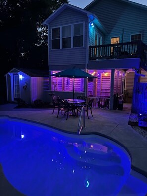 Pool Area - Night View