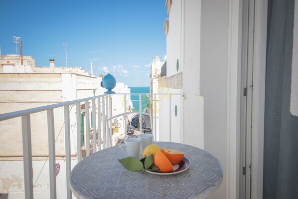 Sea view balcony