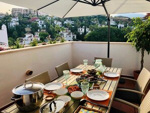 Repas à l’extérieur