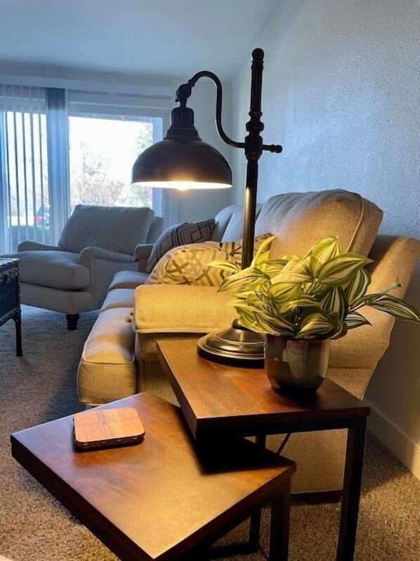 Living Area with Modern Furnishings