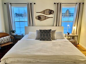 King size bed in master suite