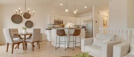 Enjoy the open concept kitchen, living room and dining room.  Perfect for both entertaining and everyday comfort.