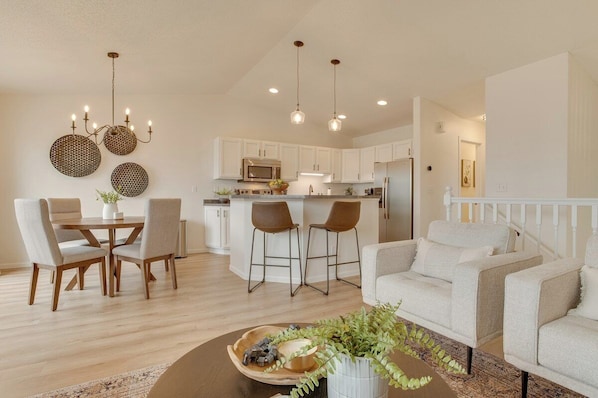 Enjoy the open concept kitchen, living room and dining room.  Perfect for both entertaining and everyday comfort.