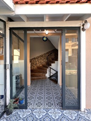 Interior entrance