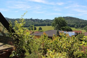 Blick von der Unterkunft