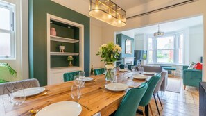 Dining room and Snug, Otley House, Bolthole Retreats