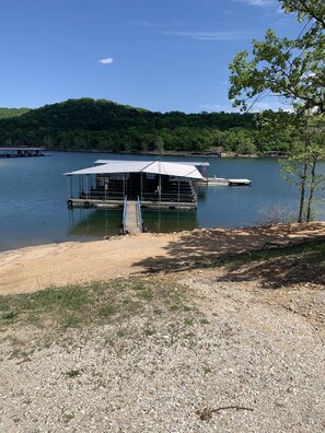 We have boat slip rentals available for our guests at Happy Valley