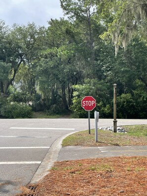 semi private beach path (no public parking nearby) just across the street 