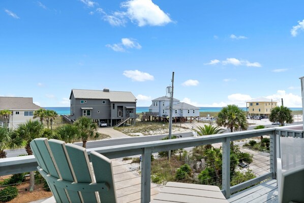 The Gulf view from the front deck - The Gulf view from the front deck