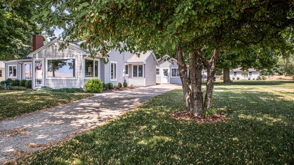 Front of Cottage and Guest House