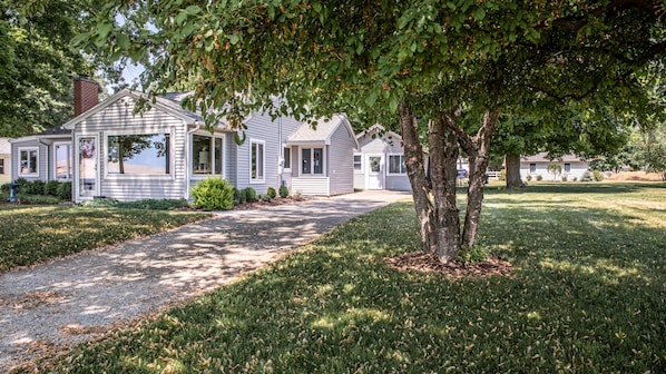 Front of Cottage and Guest House