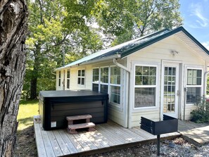 House, Porch, Cottage, Outdoors, Shelter