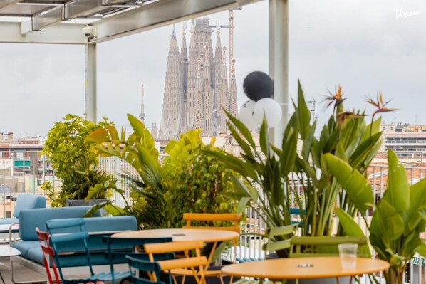 Shared rooftop terrace (available for private events)