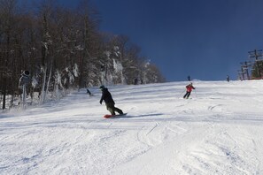 Winter Skiing/snowboarding at Bristol Mountain about 22 minutes from home