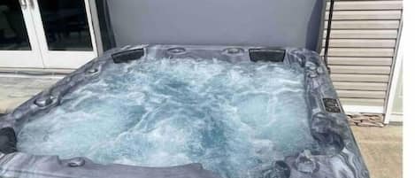 Relax in our brand new Hot Tub! 