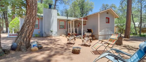 Payson Vacation Rental | 1BR | 1BA | 872 Sq Ft | 3 Steps to Access