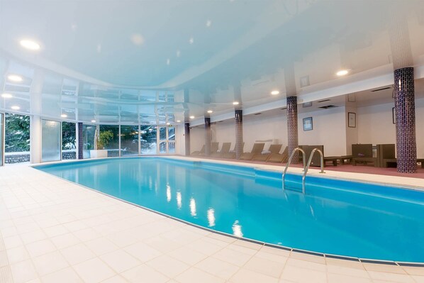Fancy a swim? Take a dip in the indoor pool.