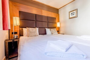 Get a peaceful night sleep in our cozy bedroom.