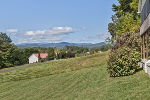 Clear view of the mountains to the Blue Ridge Parkway and Mt. Pisgah