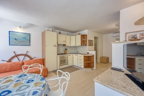 Kitchen and dining area