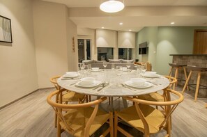 Dine in designer elegance, where every meal feels like a special occasion.


