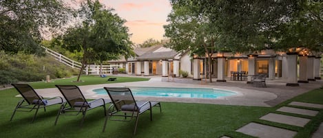 Relax by the pool after exploring nearby Temecula Valley Wineries.
