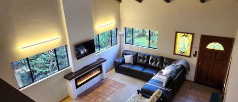 View of living room from the 3rd floor.