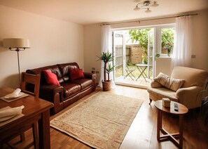 Lounge looking out onto your private garden