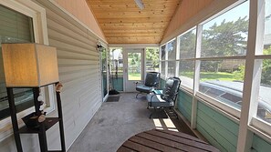 Screened Porch with Access to Enclosed Yard