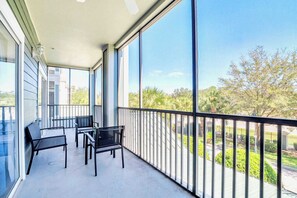 Private outdoor patio