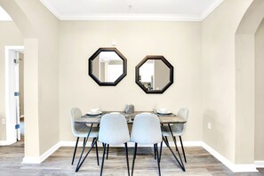 Indoor dining area