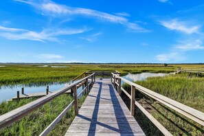 Sunsets will be amazing from this private dock