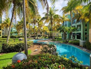 One of the 5 pools in the complex