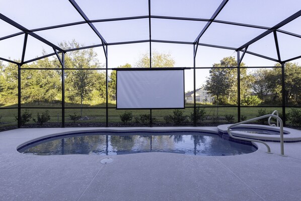 Pool, Water, Swimming Pool, Screen, Architecture