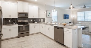 Room, Indoors, Kitchen, Oven, Kitchen Island