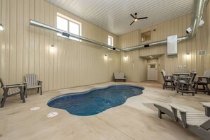 Indoor Pool with seating