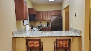 Please note your assigned condo may differ slightly from the picture.