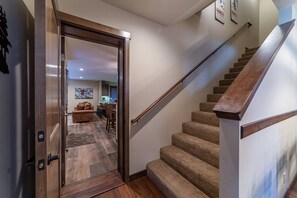 An internal, hotel-style door makes access between the homes easy.