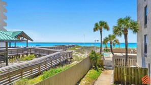 Boardwalk straight to the beach!