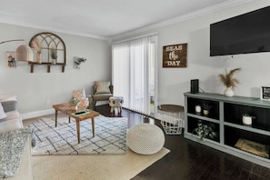 Natural Light Fills the Room