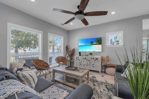 A warm and inviting space for entertaining.