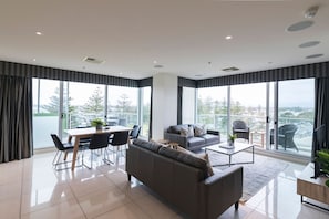 Liberty - living, dining with panoramic views