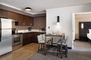 Dining and kitchen area