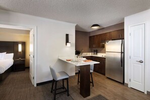 Dining and kitchen area